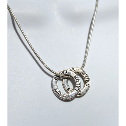 Smile Laugh Charm Necklace