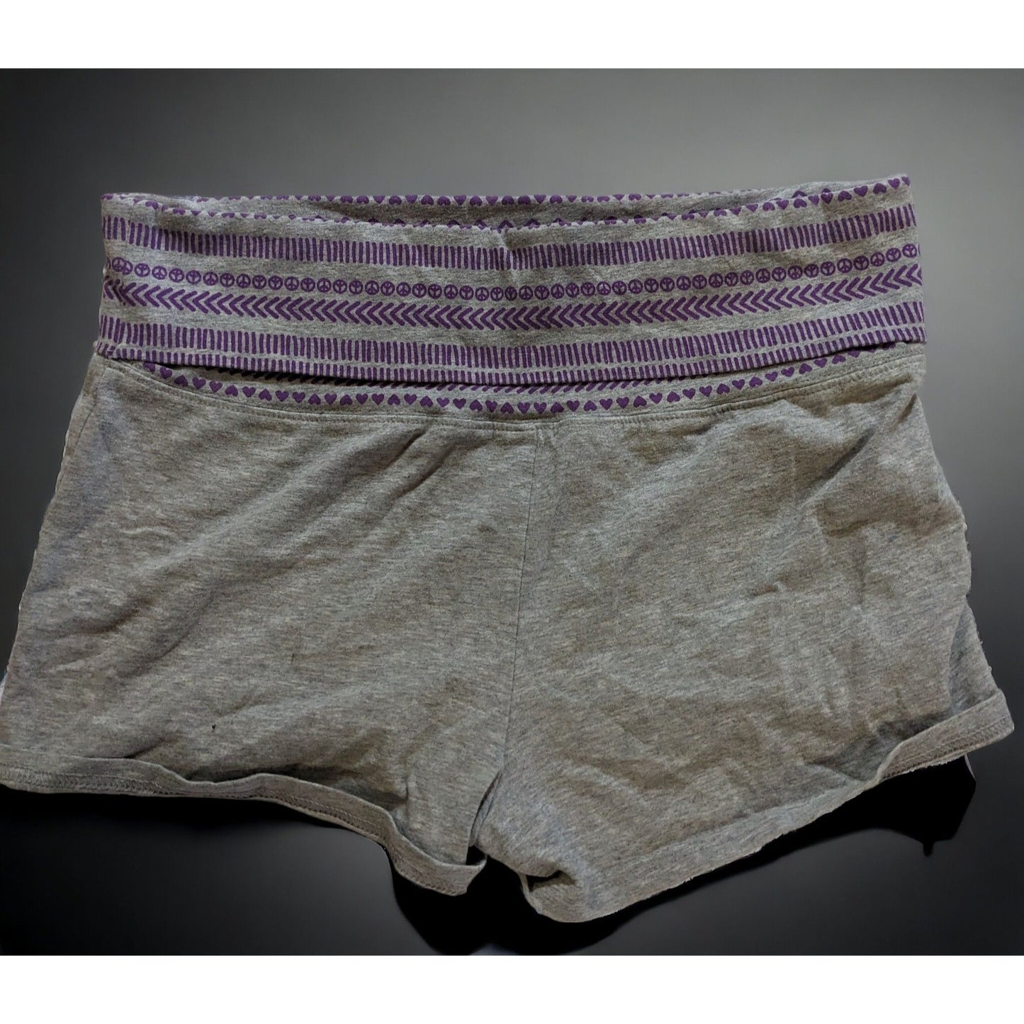 Circo Grey And Purple Shorts