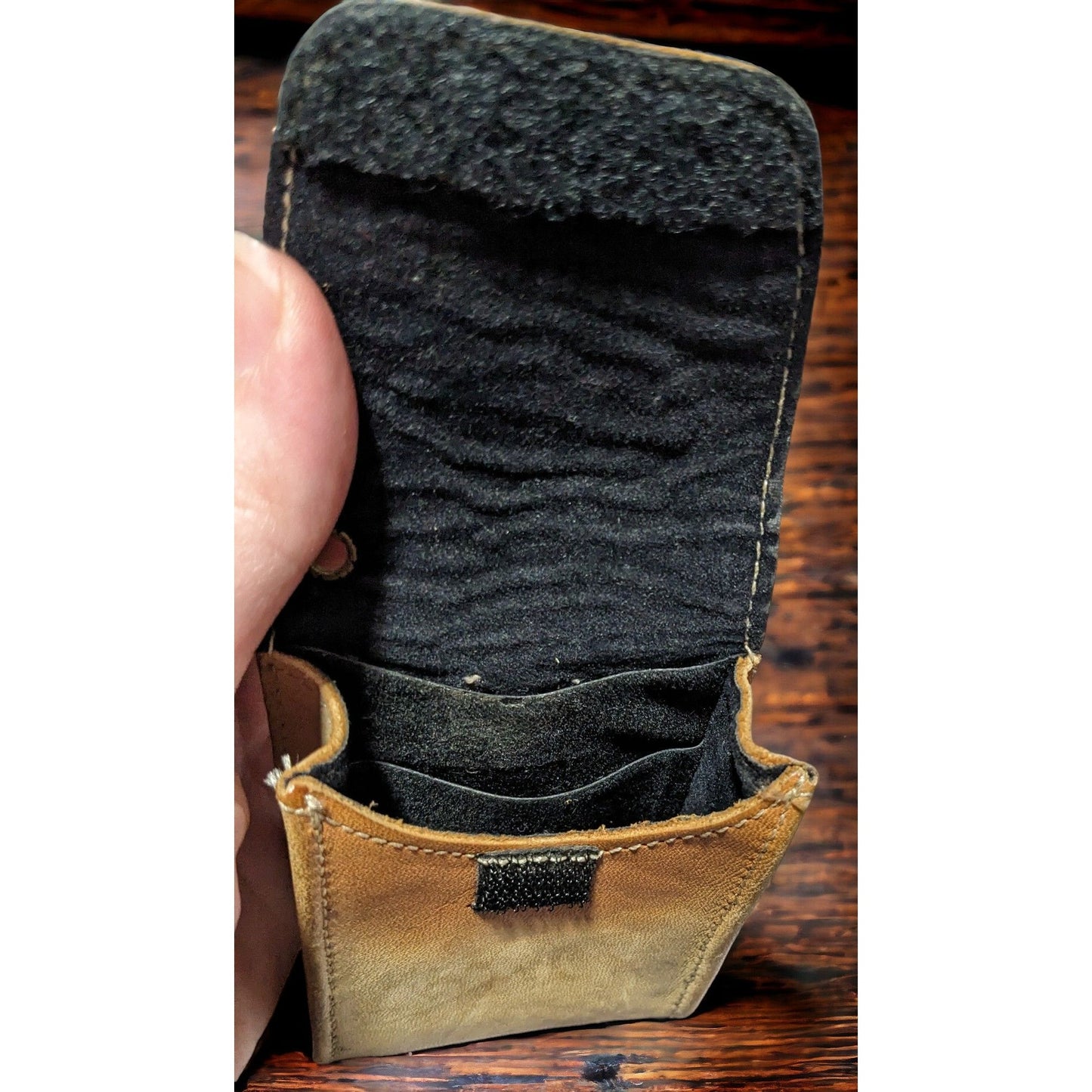 Vintage Leather Realtor Pager/Flip Phone Belt Clip Holder