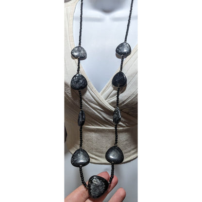 Cato 1946 Black Beaded Necklace