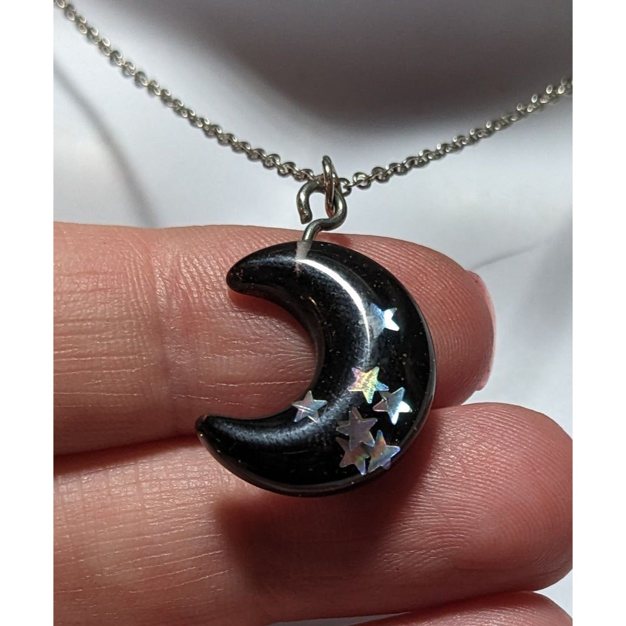 Gothic Witchy Moon Neckalce