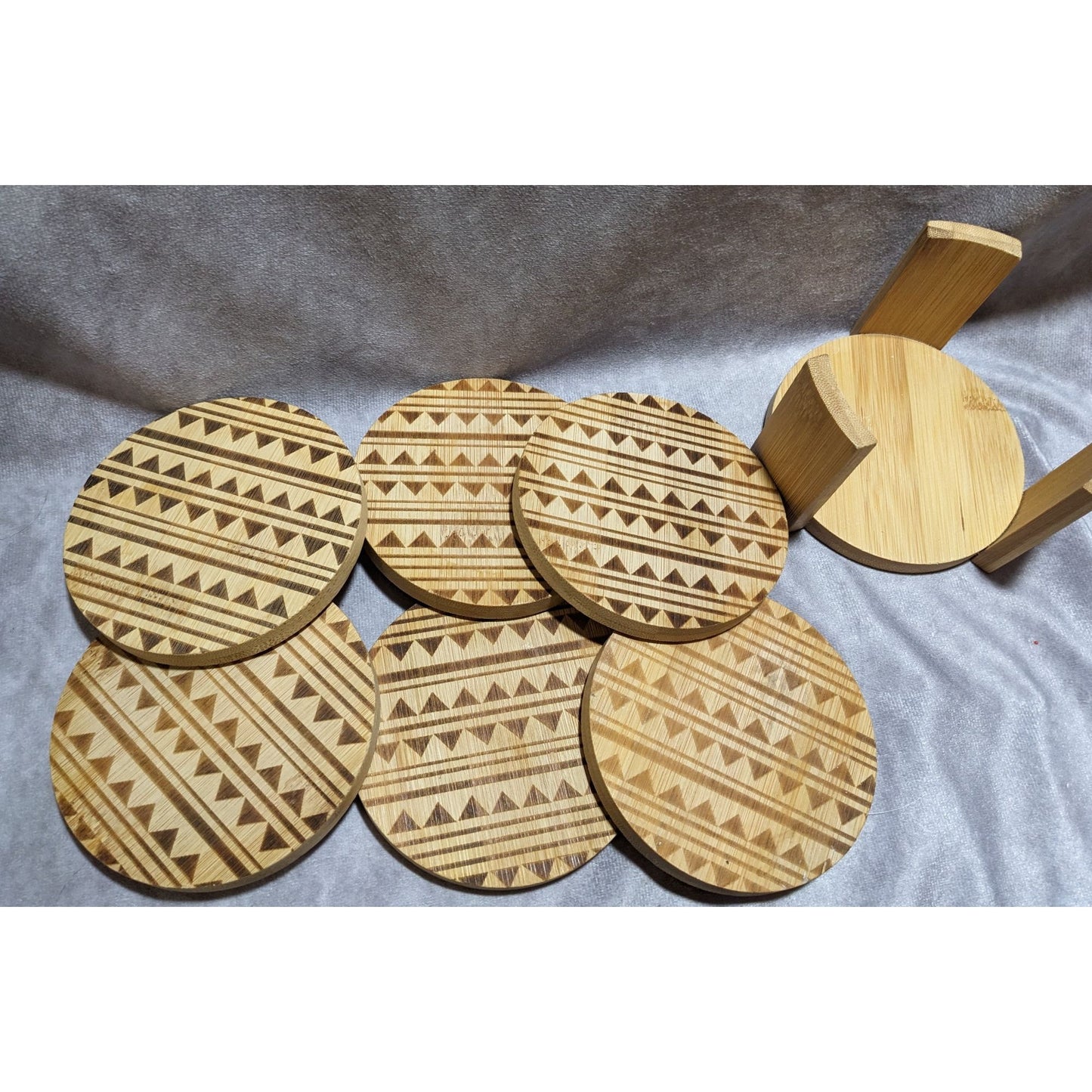 Gibson Home Bamboo Coasters (6)