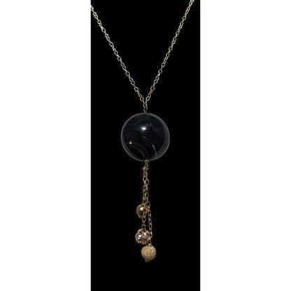 Candice O USA Pendant Gemstone Tassel Necklace