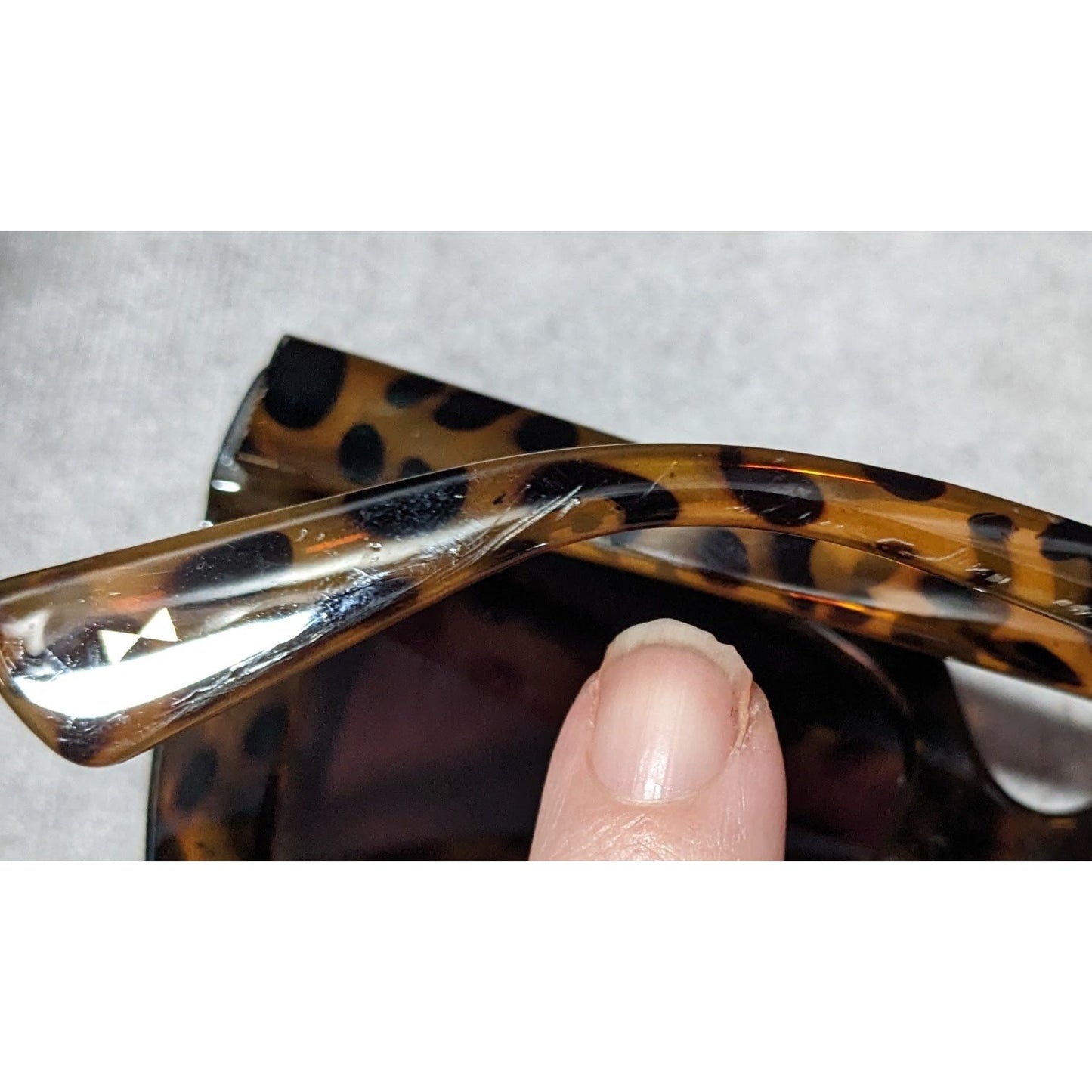 Lauren Conrad Retro Chunky Leopard Sunglasses