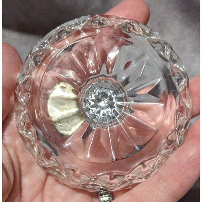 Vintage Action Azjecar Lead Crystal Ring Holder