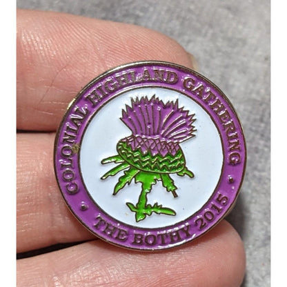 Colonial Highland Gathering The Bothy 2015 Thistle Pin