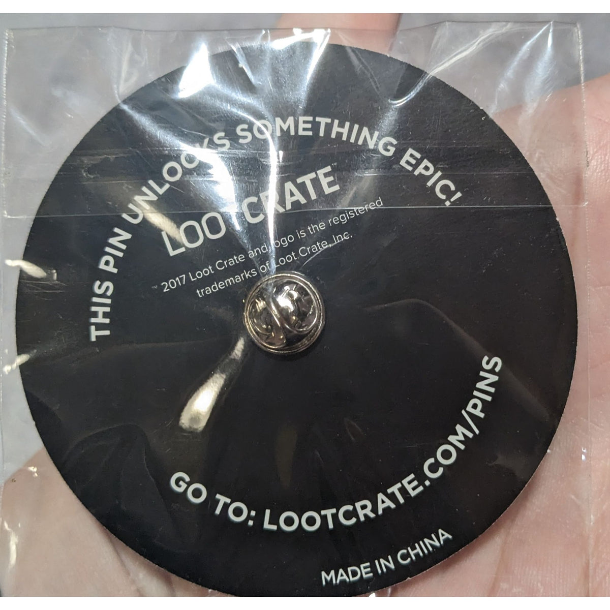 Geekcore Spacecore Retro Rocket Loot Crate December 2017 Explore Lapel Pin