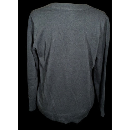 Vintage Draper's & Damon's Petite Black Button Up Cardigan