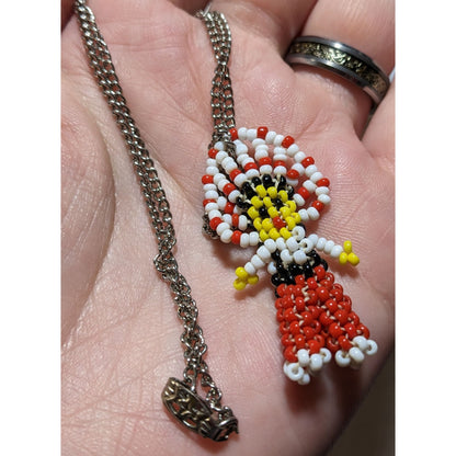 Vintage Southwestern Beaded Doll Necklace