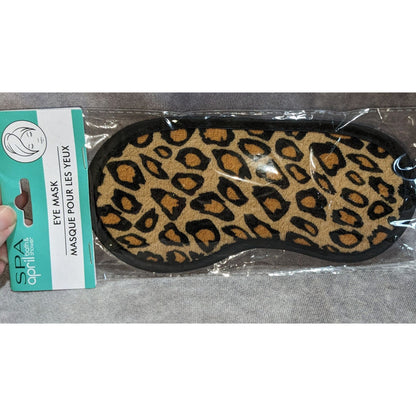 Y2K Glam April Bath & Shower Leopard Print Eye Mask Sleep Mask NIP
