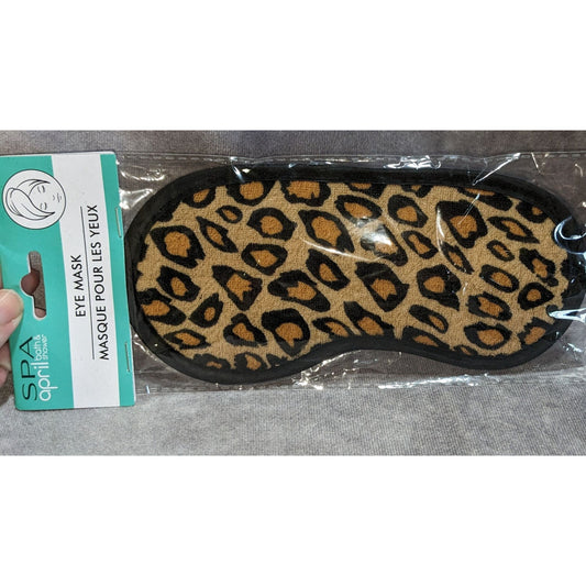 Y2K Glam April Bath & Shower Leopard Print Eye Mask Sleep Mask NIP