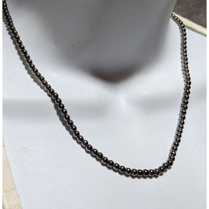 Nine West Hematite Beaded Necklace