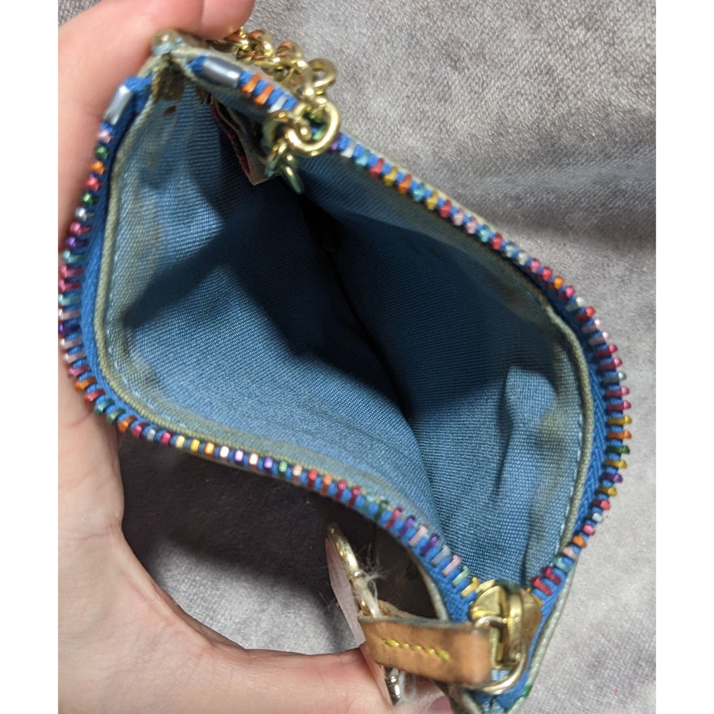 Vintage Y2K Dooney & Bourke Rainbow Wristlet