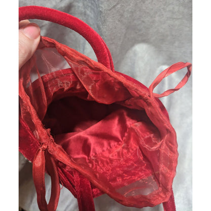Red Paisley Bucket Bag