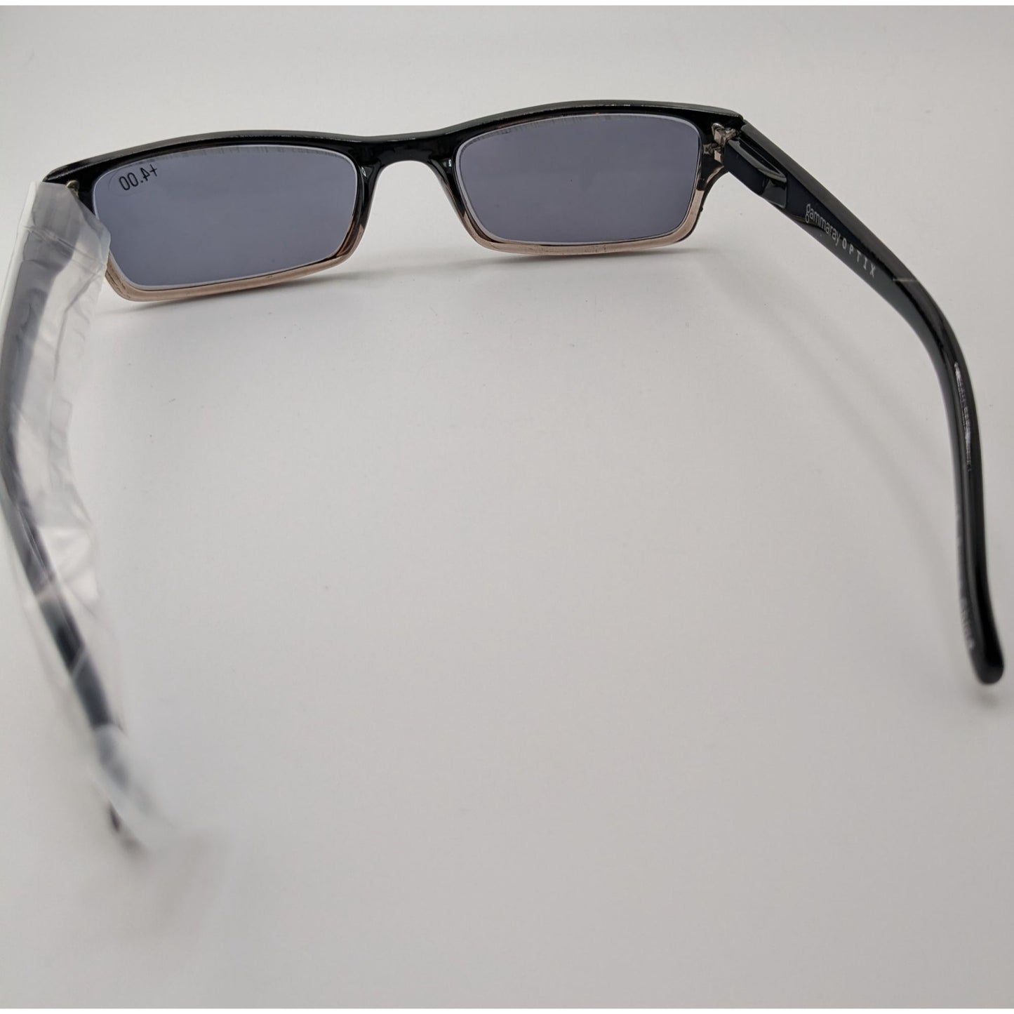 GammaRay Optix +4.00 Black Reading Glasses With UV Protection