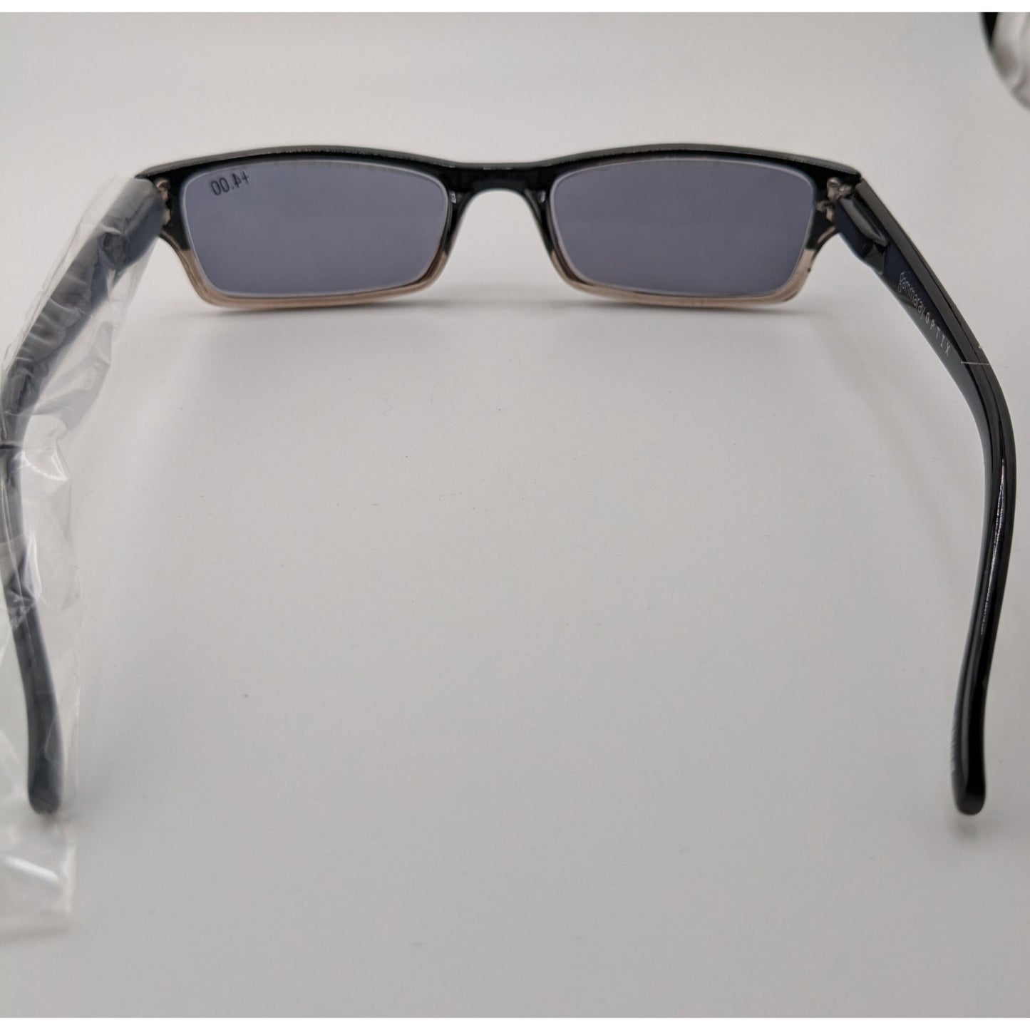 GammaRay Optix +4.00 Black Reading Glasses With UV Protection