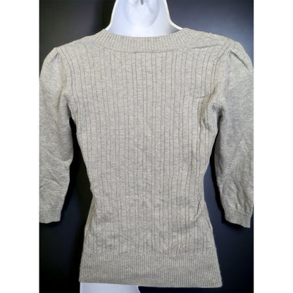 Ann Taylor Loft Petites Grey Sweater