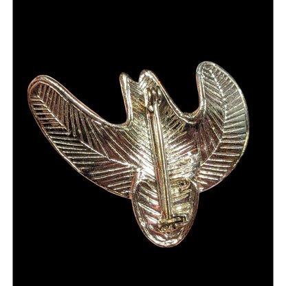 Vintage Stylized Cowboy Head And Hat Brooch