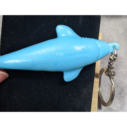 Beachy Blue Rubber Squishy Shark Keychain