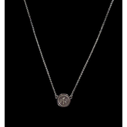 Pampered Chef Silver Tone Pendant Necklace
