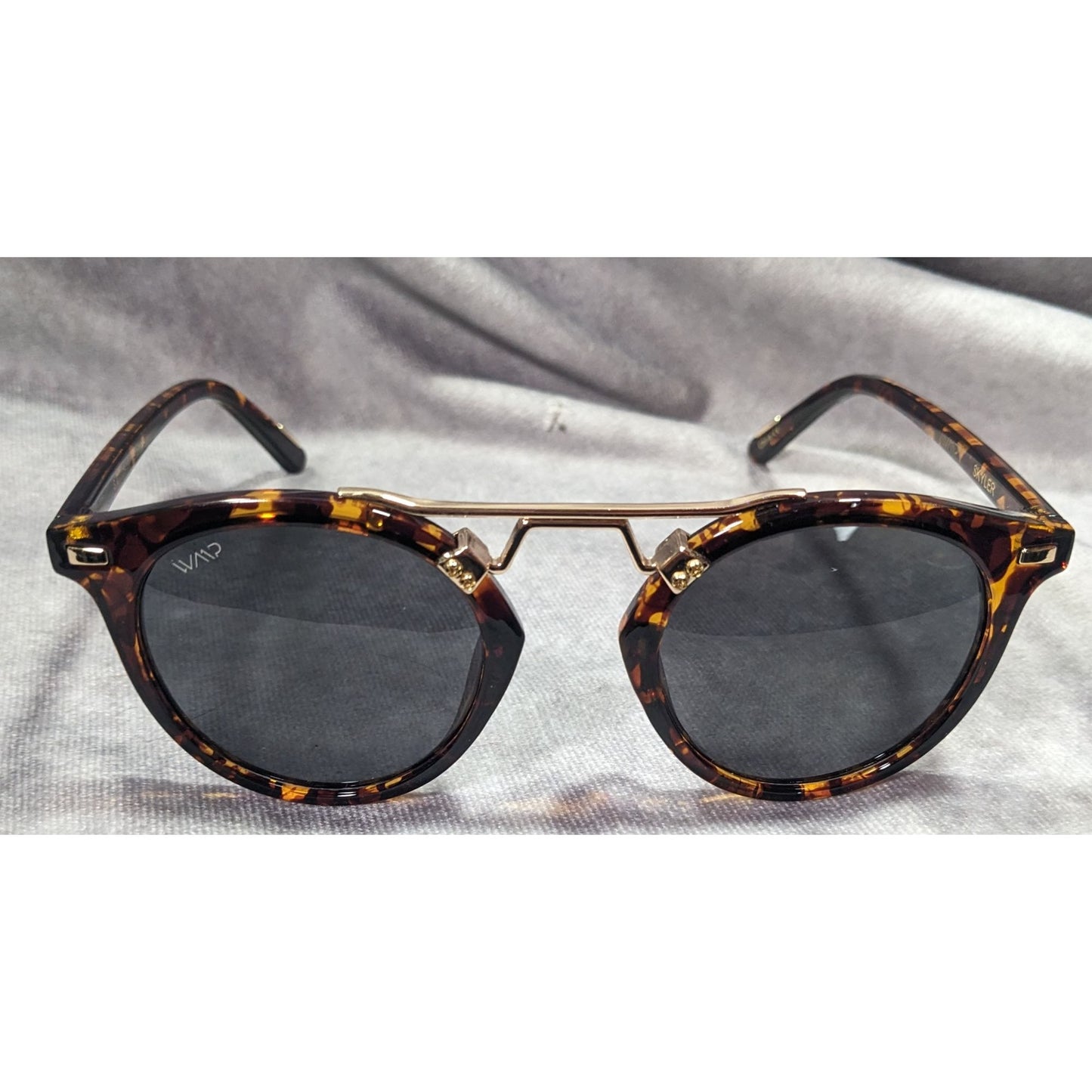 WMP Skyler Tortoise And Told Tone Retro Sunglasses