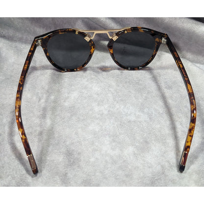 WMP Skyler Tortoise And Told Tone Retro Sunglasses