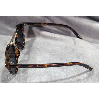 WMP Skyler Tortoise And Told Tone Retro Sunglasses