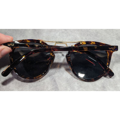 WMP Skyler Tortoise And Told Tone Retro Sunglasses