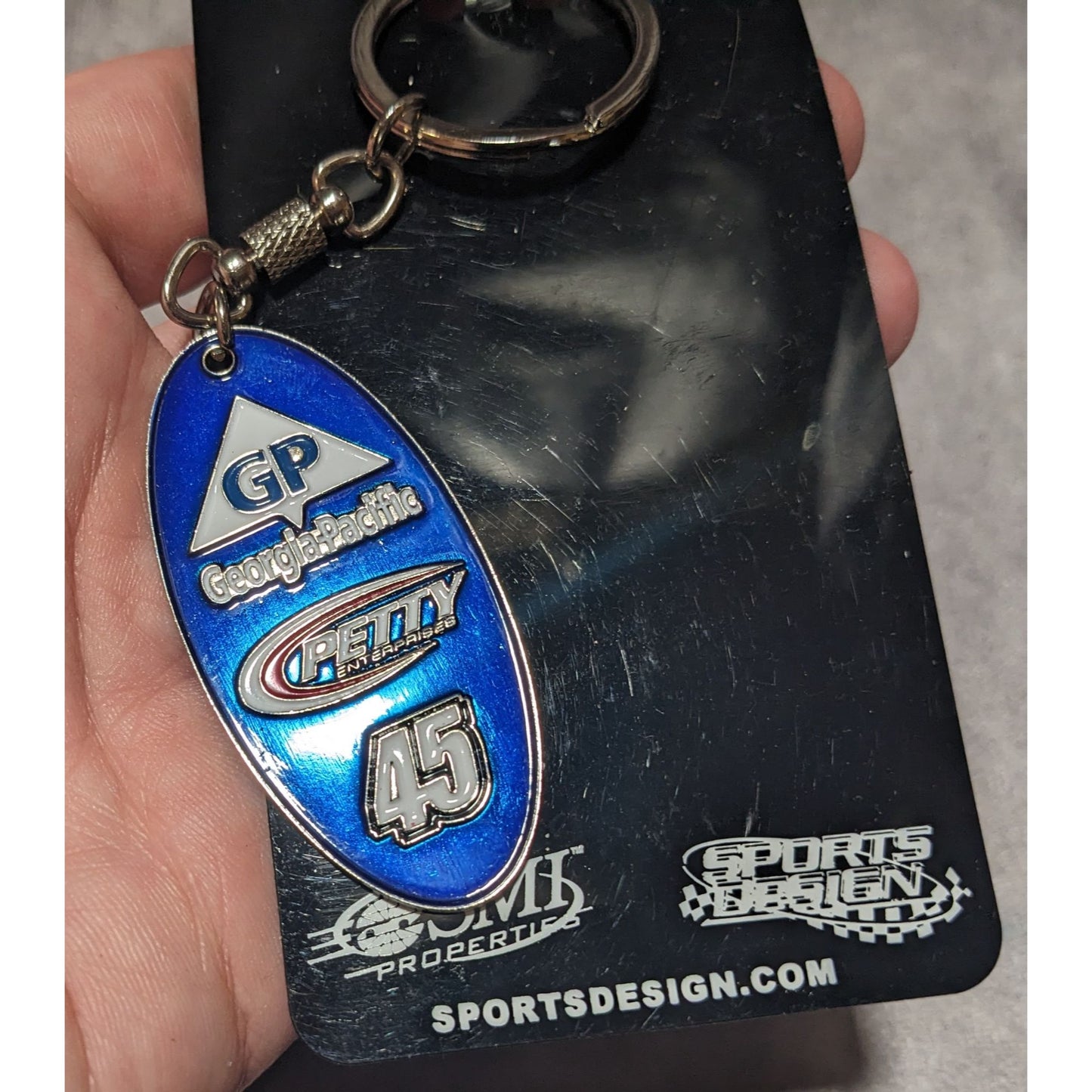 Kyle Petty Georgia Pacific 45 Nascar Keychain