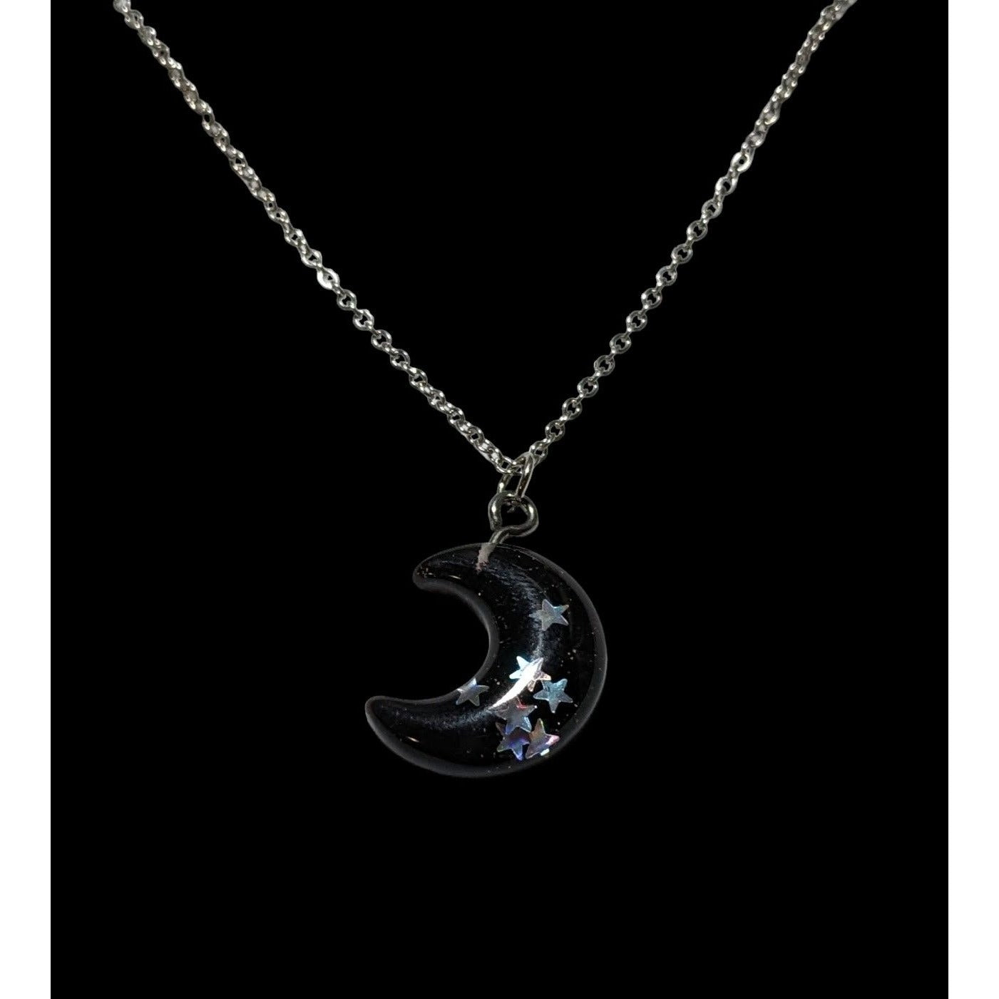 Gothic Witchy Moon Neckalce