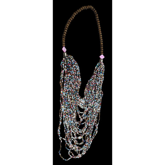 Multistrand Glass Seed Bead Necklace