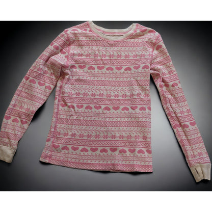 Cuddl Duds Pink And White Thermal