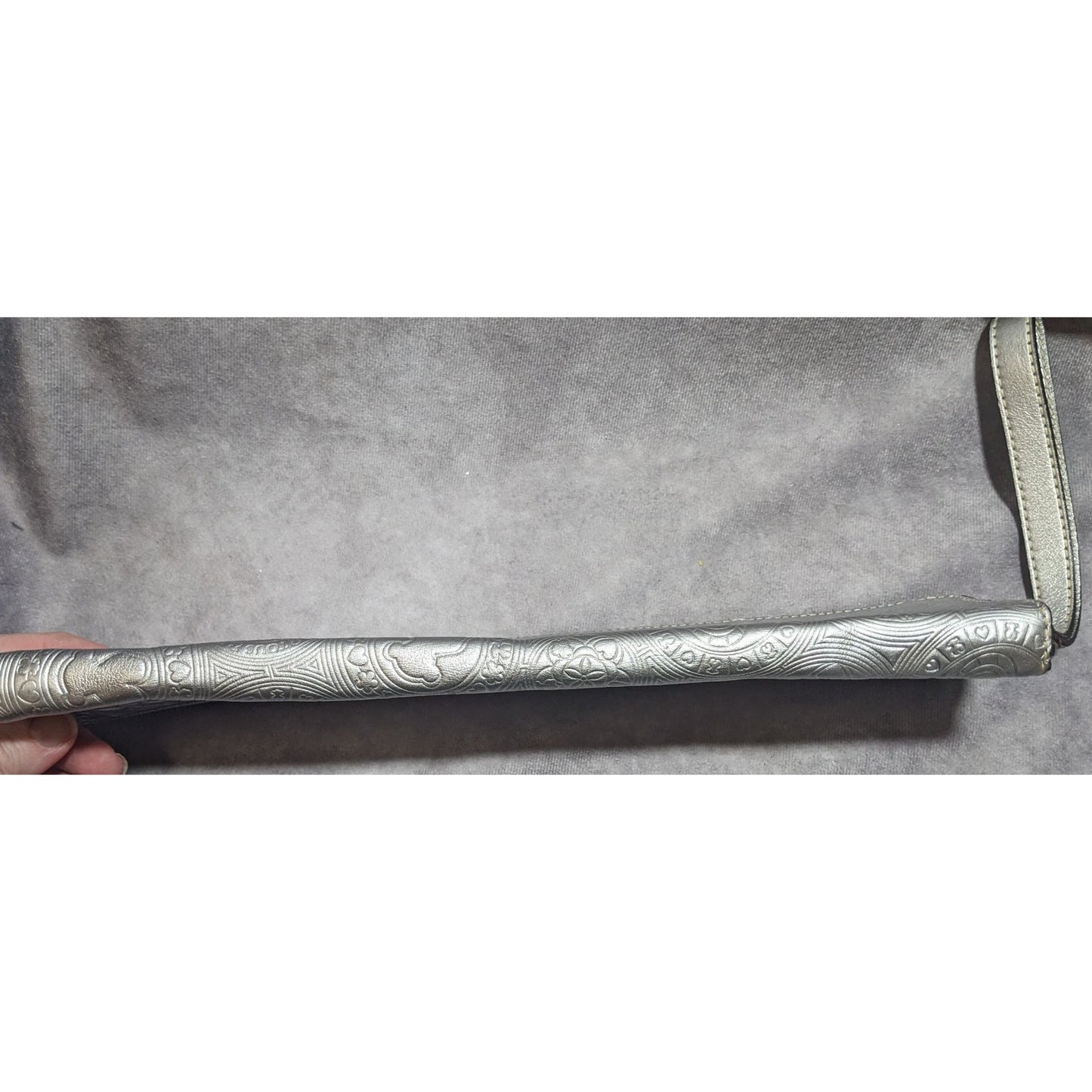 Tous Silver Floral Extra Long Clutch