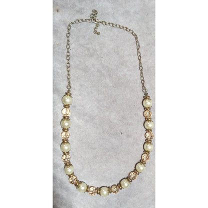 Regency Glam Pearl Beaded Statement Necklace