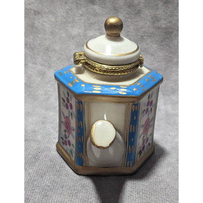 Vintage Cottagecore Teapot Trinket Box