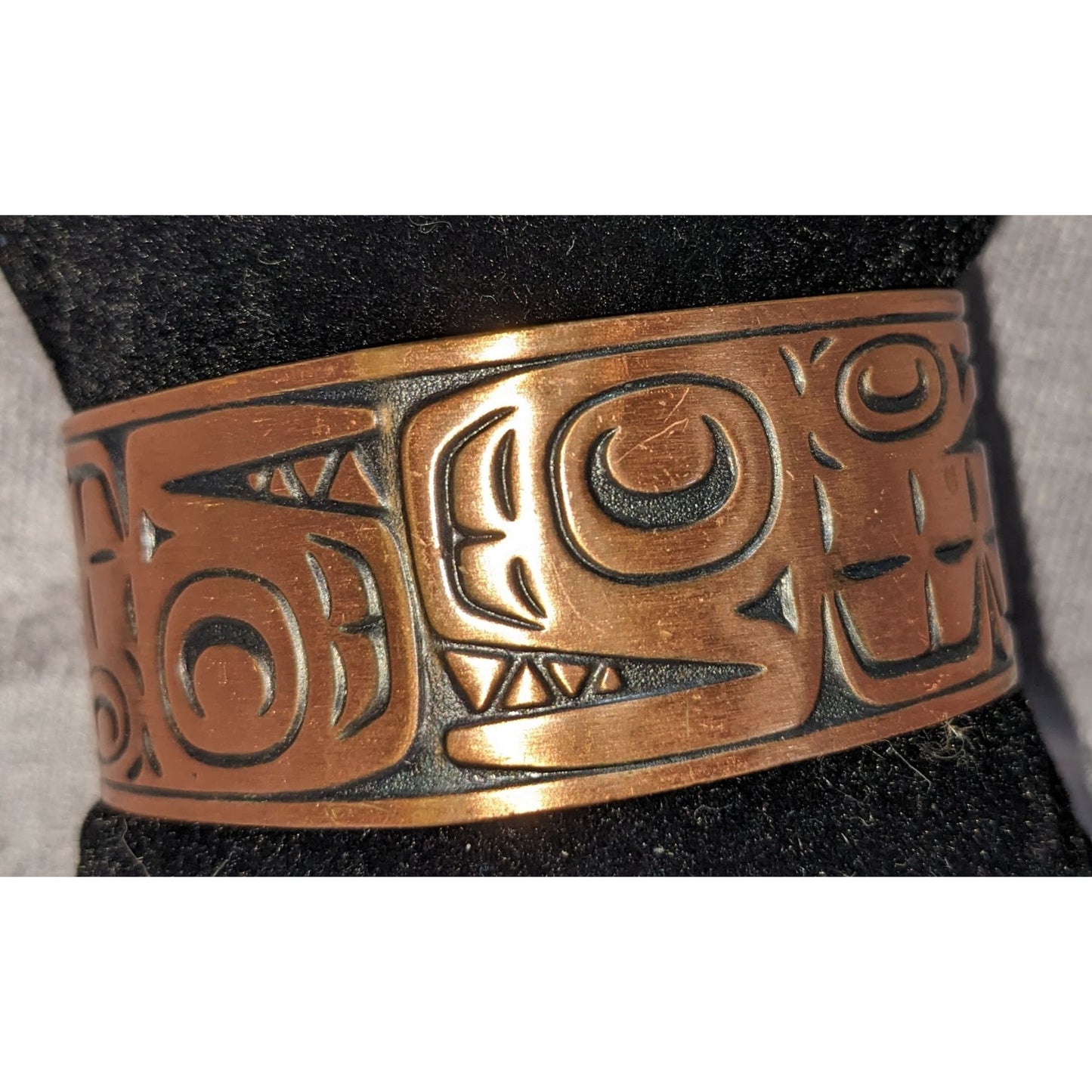 Vintage Bell Trading Company Solid Copper Cuff Bracelet