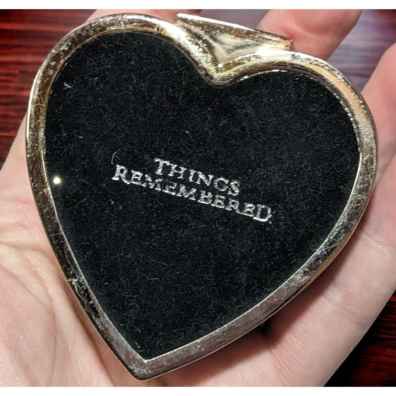 Things Remembered Silver Heart Trinket Box