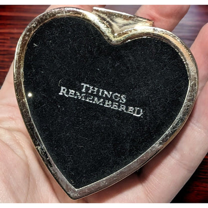 Things Remembered Silver Heart Trinket Box