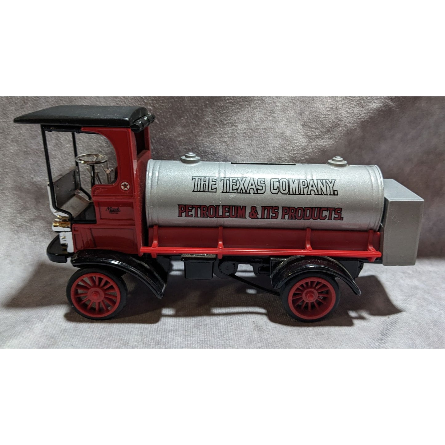 Texaco 1910 Mack Truck Tanker Coin Bank