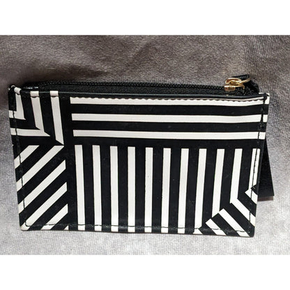 Vintage 90s Estee Lauder Striped Zipper Pouch