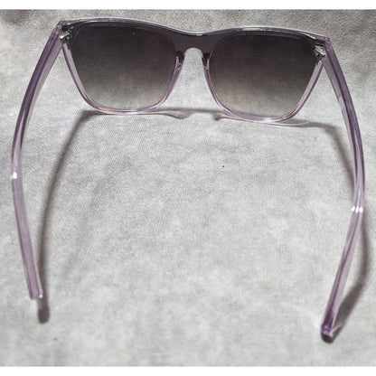 Foster Grant Purple Metallic Shield Sunglasses