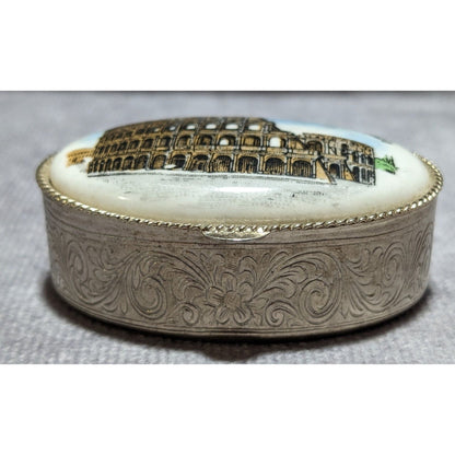 Vintage Roman Colosseum Souvenir Pillbox