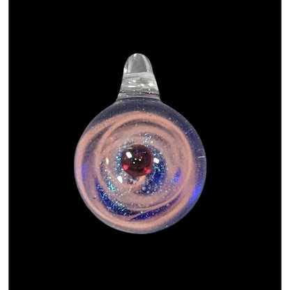 Galaxy Glass Pink Blue And Red Lamp Work Pendant