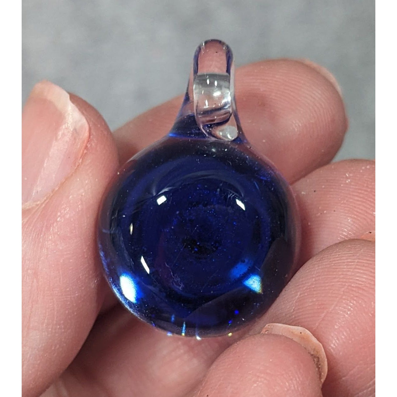 Galaxy Glass Pink Blue And Red Lamp Work Pendant