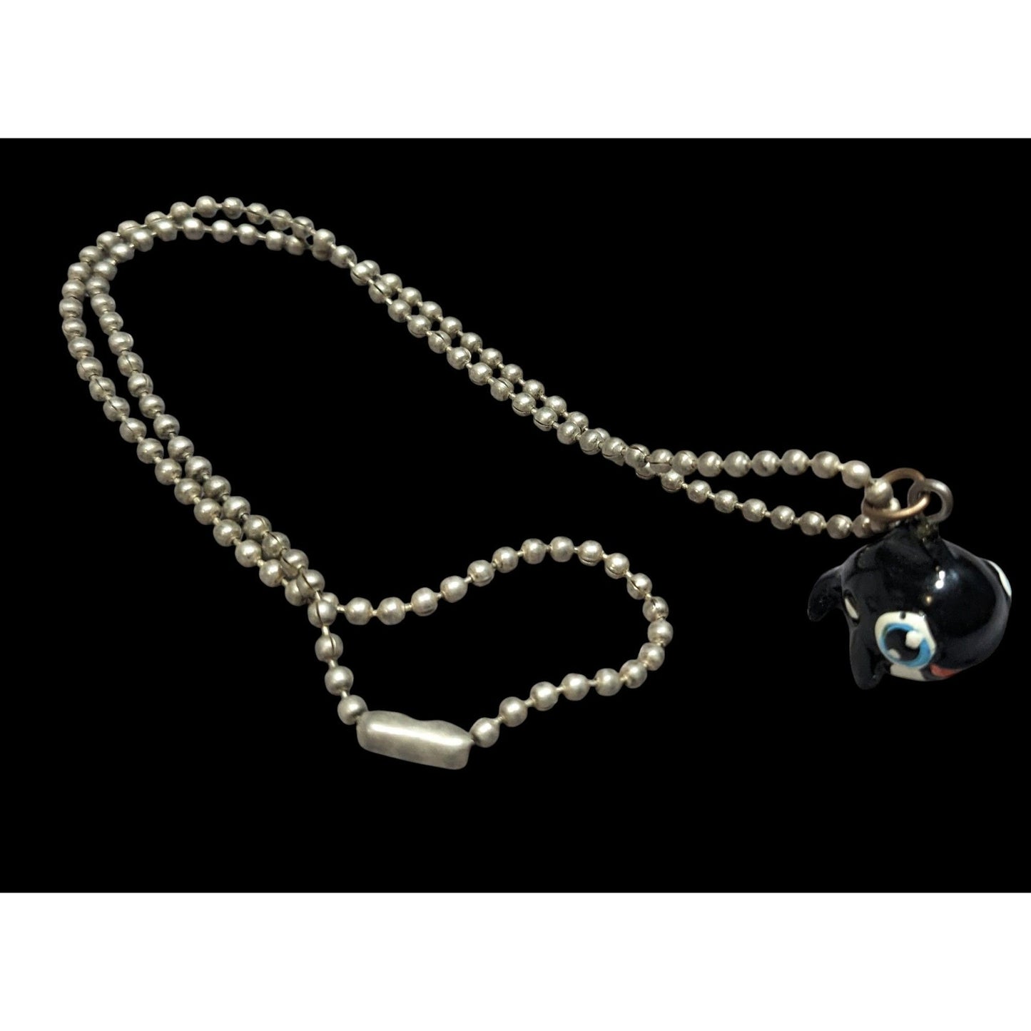 Ocean Themed Baby Orca Whale Pendant Necklace