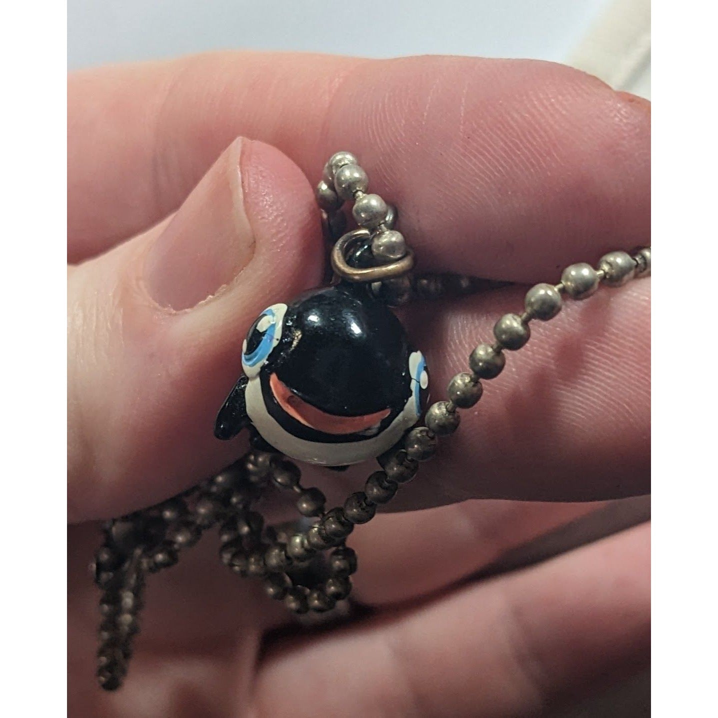 Ocean Themed Baby Orca Whale Pendant Necklace
