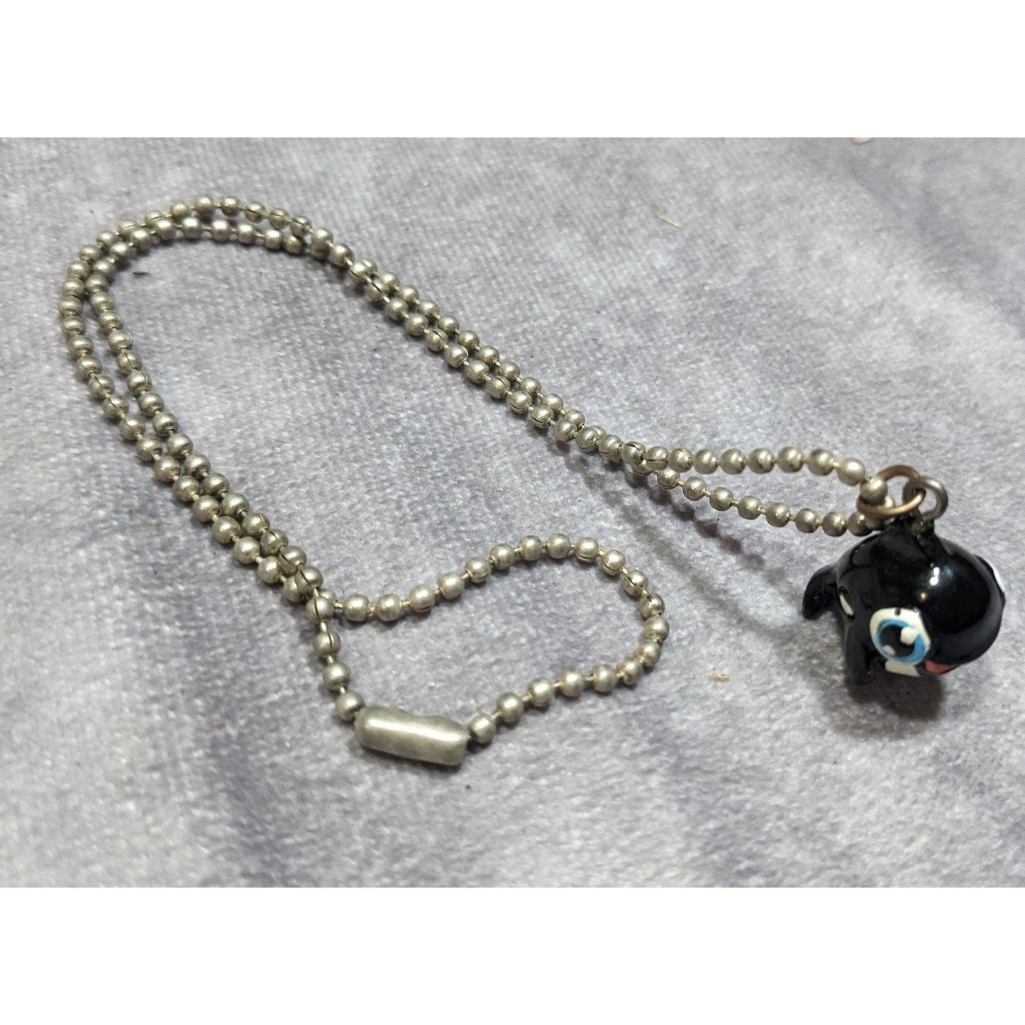 Ocean Themed Baby Orca Whale Pendant Necklace
