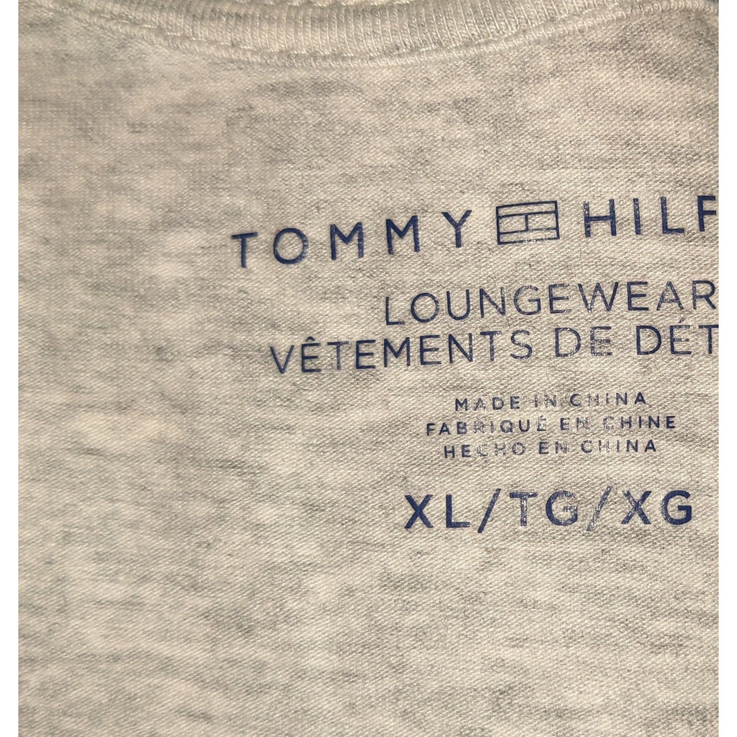 Tommy Hilfiger Cropped Oversized Tank Top Grey Preppy Sporty