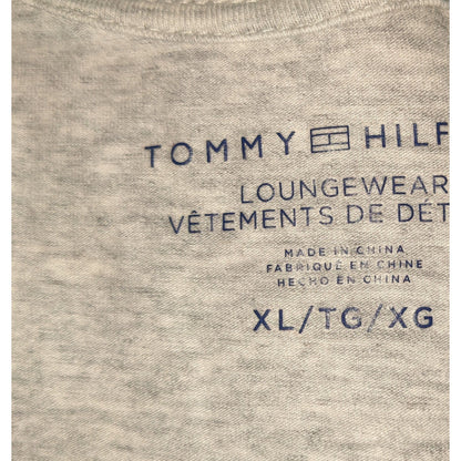 Tommy Hilfiger Cropped Oversized Tank Top Grey Preppy Sporty