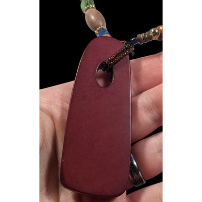 You & I Chunky Bohemian Abstract Pendant Necklace